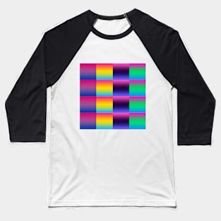 Bi+ Gradients (4x4 Stripes) Baseball T-Shirt